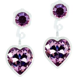 Blomdahl Skin Friendly Earrings - White/Purple