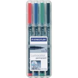 Staedtler Lumocolor Permanent Pen 313 0.4mm 4-pack