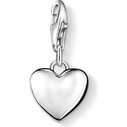 Thomas Sabo Charm Club Heart Charm Pendant - Silver