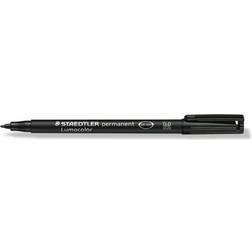 Staedtler Lumocolor Permanent Pen Black 1mm