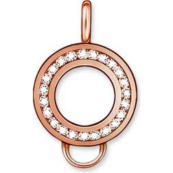 Thomas Sabo Charm Club Carrier Charm - Rose Gold/White