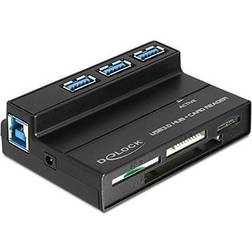 Hama USB 3.0 All-in-1 Card Reader with USB Hub (91721)