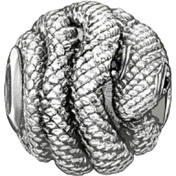 Thomas Sabo Snake Bead Charm - Silver/Black