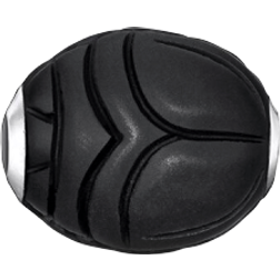 Thomas Sabo Karma Scarab Bead Charm - Silver/Onyx