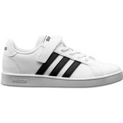 Adidas Kid's Grand Court - Cloud White/Core Black/Cloud White