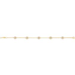 Georg Jensen Daisy Bracelet - Gold/White