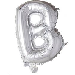 Hisab Joker Foil Ballon Letter B Silver