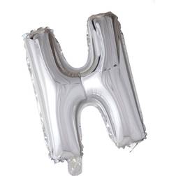 Hisab Joker Foil Ballon Letter H Silver