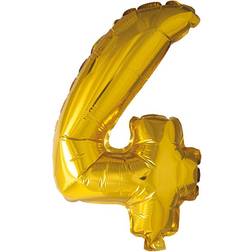 Hisab Joker Foil Ballon Number 4 Gold