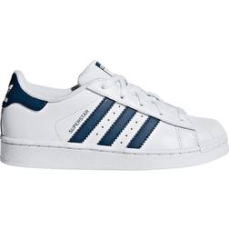 Adidas Kid's Superstar - Cloud White/Cloud White/Legend Marine