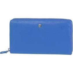 Greenburry Spongy Nappa Leather Ladies Wallet - Inkblue