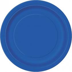 Unique Party Plates Blue 8-pack