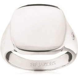 Sif Jakobs Follina Pianura Quadrato Piccolo Ring - Silver/White