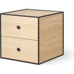 Audo Copenhagen Frame 2 Drawer Chest of Drawer 13.8x13.8"