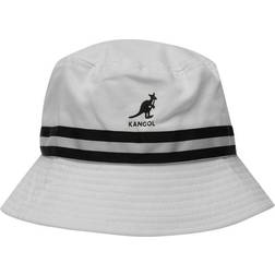 Kangol Stripe Lahinch Bucket Hat - White