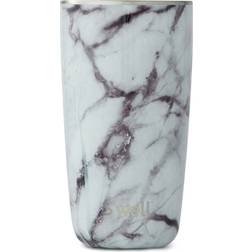 Swell White Marble Tumbler