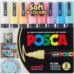 Uni Posca PC-5M Soft 8-pack