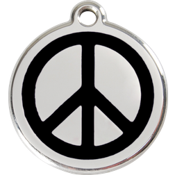 Red Dingo Enamel Tag Peace Small