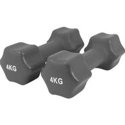 Gorilla Sports Hexagon Dumbbells 2x4kg