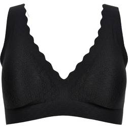 Sloggi Zero Feel Lace Bralette - Black