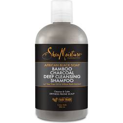 Shea Moisture African Black Soap Bamboo Charcoal Deep Cleansing Shampoo 13fl oz