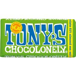 Tony's Chocolonely Dark Almond Sea Salt 6.349oz