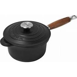 Le Creuset Matte Black Classic Cast Iron med lock 1.8 L 18 cm