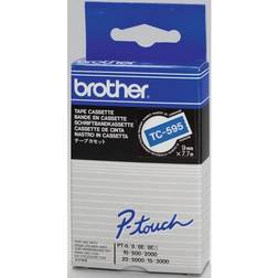 Brother P-Touch Labelling Tape White on Blue