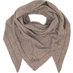 Lala Berlin Triangle Solid Logo Scarf M - Stradivari/Darkbrown Melange