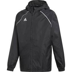 Adidas Kid's Core 18 Rain Jacket - Black/White (CE9047)