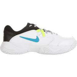 Nike Court Lite 2 GS - White/Hot Lime/Light Solar Flare Heather/Neo Turquoise