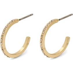 Pilgrim Roberta Earrings - Gold/Transparent