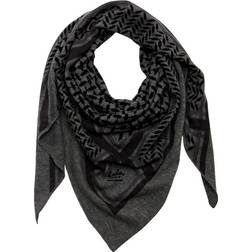 Lala Berlin Triangle Trinity Classic Scarf M - Lubecca/Darkgrey Melange