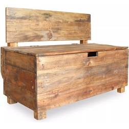 Manor House 808138 Storage Bench 33.9x23.6"