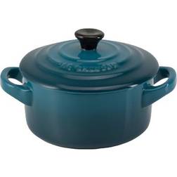 Le Creuset Deep Teal Stoneware Round med lock 0.25 L 10 cm