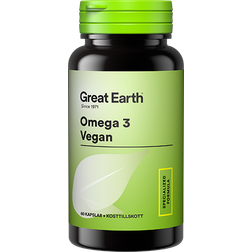 Great Earth Omega 3 Vegan 60 st