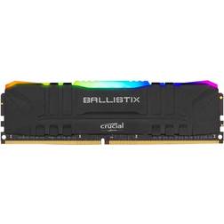 Crucial Ballistix Black RGB LED DDR4 3200MHz 16GB (BL16G32C16U4BL)