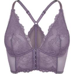 Gossard Superboost Lace Deep V Bralet - Platinum