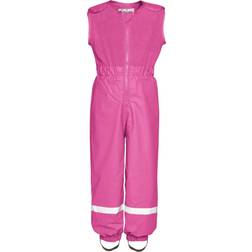 Playshoes Rain Pants with Fleece Bib - Pink (408625)