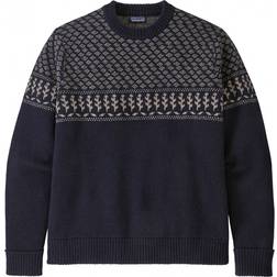 Patagonia Recycled Wool Sweater - Farm Blend: New Navy