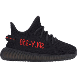 Adidas Infant Yeezy Boost 350 V2 - Core Black/Core Black/Red