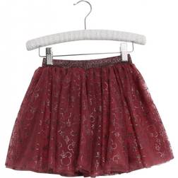 Wheat Tulle Skirt Mickey X-mas - Mickey Burgundy