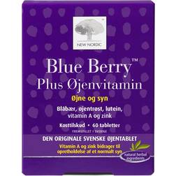 New Nordic Blue Berry Plus Øjenvitamin 60 st