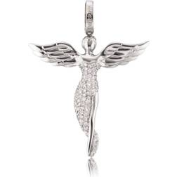 Engelsrufer Angel Pendent - Silver/White