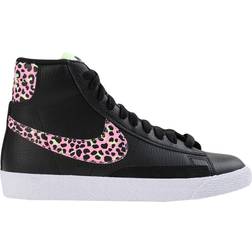 Nike Blazer Mid GS - Black/Barely Volt/White/Pink Rise