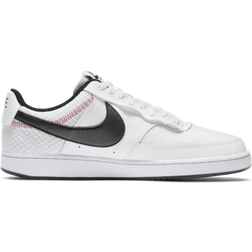 Nike Court Vision Low Premium M - Vit/Photon Dust/Gym Red/Svart