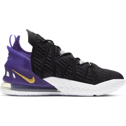 Nike LeBron 18 - Black/Court Purple/White/Metallic Gold