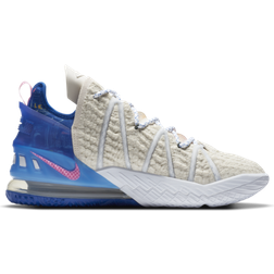 Nike LeBron 18 Los Angeles By Day - Light Cream/Game Royal/Spiral Sage/Pink Glow