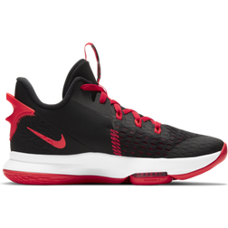 Nike LeBron Witness 5 - Black/University Red/White/Bright Crimson