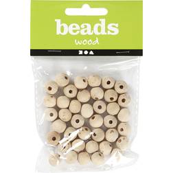 Beads Wood 10mm 40pcs
